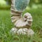 Glitzhome® 21" Faux Granite & Mosaic Seahorse Statue